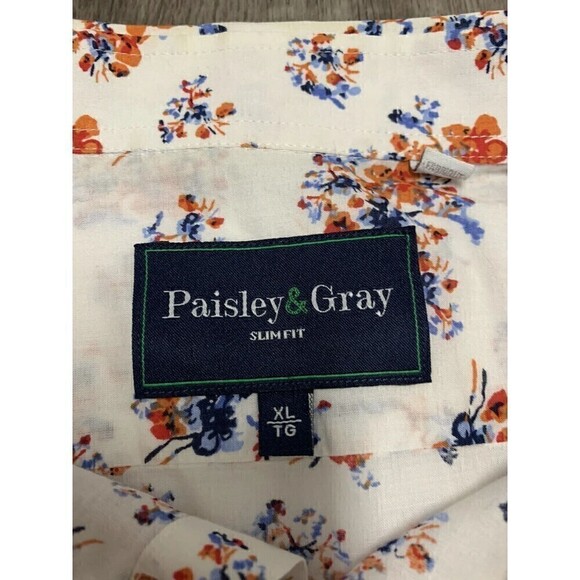 PAISLEY And Gray Mens Shirt Size XL‎ - Picture 2 of 5